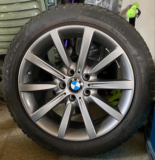 Bmw winterset 245 45 18 inch.  Goede staat., Auto-onderdelen, Banden en Velgen, Velg(en), Winterbanden, 18 inch, 245 mm, Personenwagen