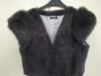 bodywarmer, echte pels van konijn, Kleding | Dames, Bodywarmers, Ophalen of Verzenden, Nieuw, Maat 38/40 (M), Grijs