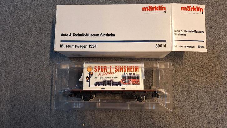 Marklin 80014 museumwagen Spoor1 jaar 1994 NIEUWE SET, Hobby en Vrije tijd, Modeltreinen | H0, Nieuw, Wagon, Wisselstroom, Märklin