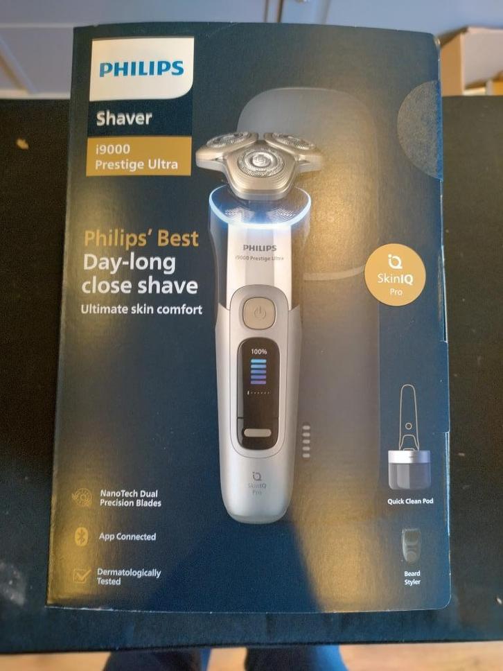 philips i9000 prestige ultra shaver xp9404/46 nieuw, Elektronische apparatuur, Persoonlijke Verzorgingsapparatuur, Nieuw, Scheren en Epileren