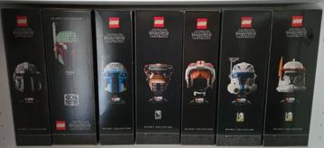 Lego starwars star wars helm helmet collectie  beschikbaar voor biedingen