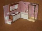 Lundby badkamer, Verzamelen, Poppenhuizen en Toebehoren, Ophalen of Verzenden, Gebruikt