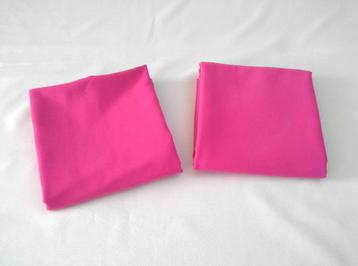 2 serviettes draps de bain roses en microfibre 125 x 80 cm beschikbaar voor biedingen