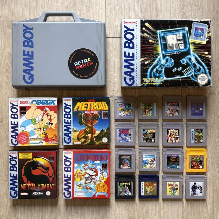 Nintendo Game Boy Console+ Spellen, Games en Spelcomputers, Games | Nintendo Game Boy, Zo goed als nieuw, Ophalen of Verzenden