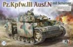 TAKOM 8005 Panzer III Ausf. N mit Schürzen échelle 1/35, Hobby en Vrije tijd, Modelbouw | Auto's en Voertuigen, Overige merken