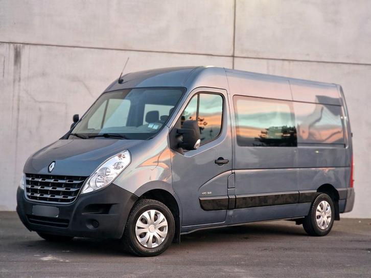 Renault Master 2.3 dCi — Cabine double — 7 places 05/2011, Autos, Renault, Entreprise, Master, ABS, Caméra de recul, Airbags, Air conditionné