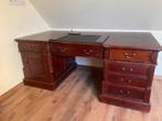 Klassiek Engels Chesterfield Bureau Partnerdesk, Antiek en Kunst, Ophalen