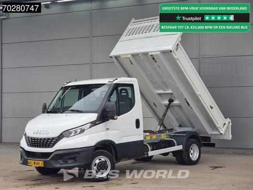 Iveco Daily 35C18 Open Laadbak 3.0L Automaat Dubbellucht 3.5, Auto's, Bestelwagens en Lichte vracht, Bedrijf, Te koop, Airconditioning