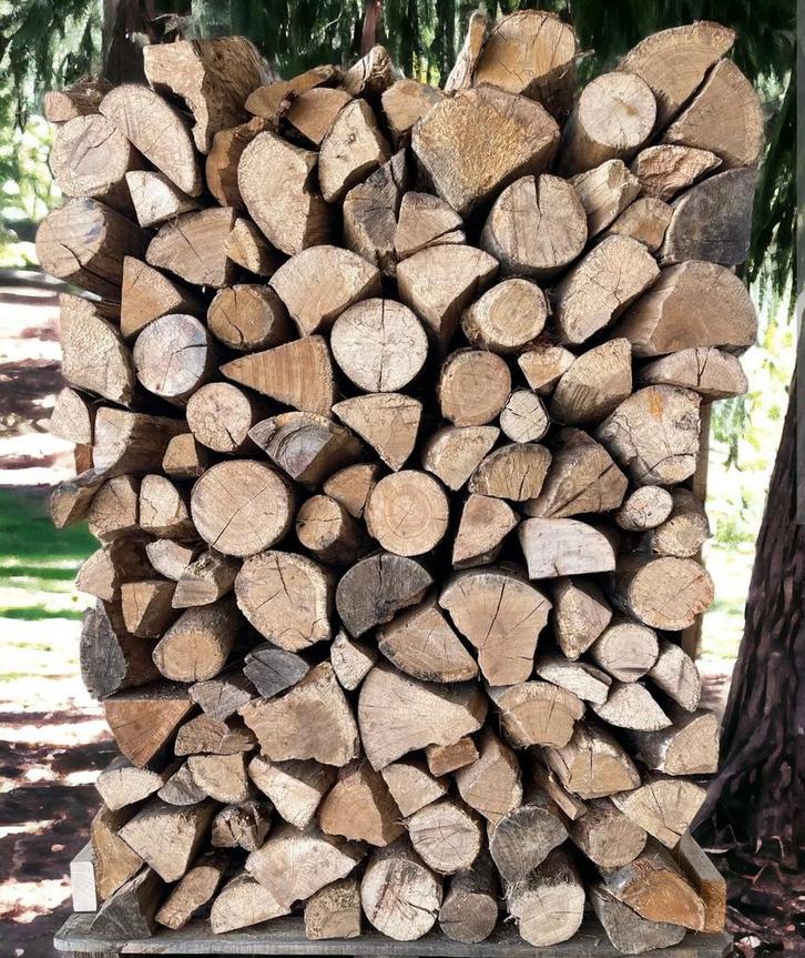 Droog brandhout en hardhout,eik ,beuk es,., Tuin en Terras, Brandhout