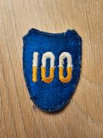 US WW2 100th Infantry division patch whiteback, Ophalen of Verzenden