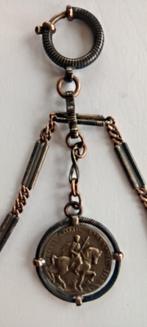Antiek Ketting voor zakhorloge, Ophalen, Zakhorloge, 1900 tot 1930, Met ketting