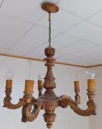 Kroonluchter handgesneden, Huis en Inrichting, Ophalen, Gebruikt, Hout, Bretoens