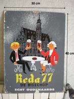 De Bisschop Kartonnen reclame "REDA 77" (30 x 40 cm), Verzamelen, Reclamebord, Plaat of Schild, Gebruikt, Ophalen of Verzenden
