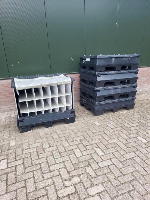 Stapelkratten / stapelpallets Ecopack, Doe-het-zelf en Bouw, Kratten en Dozen, Ophalen