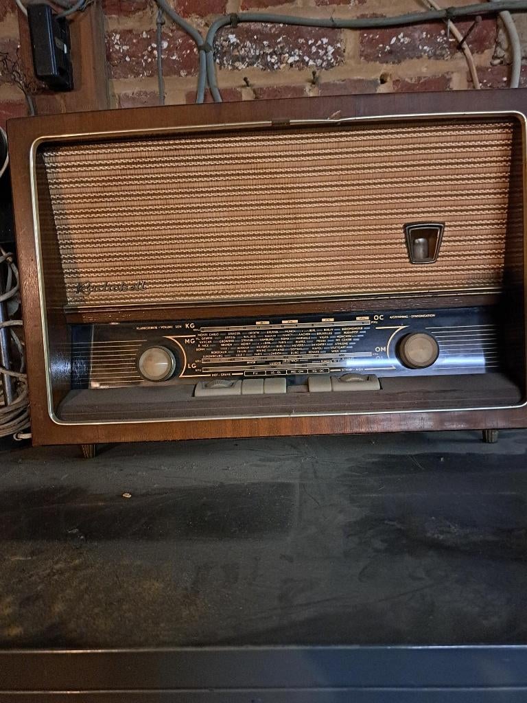 oude radio, Ophalen, Gebruikt, Radio