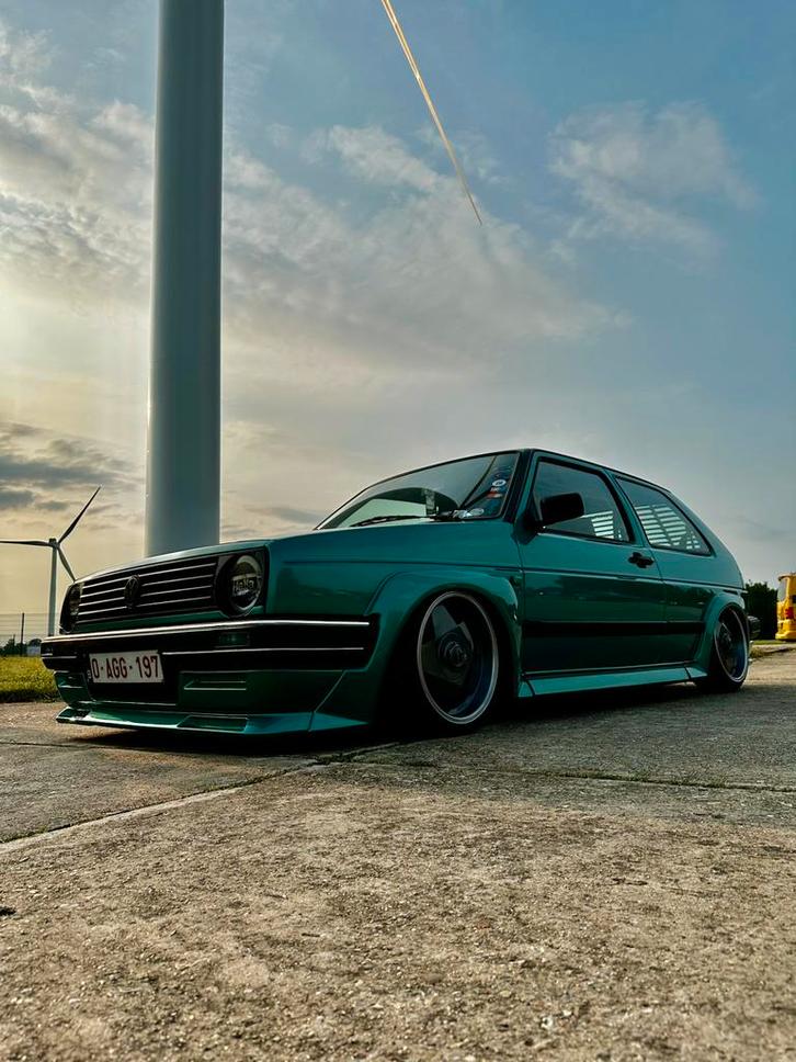 Volkswagen golf 2, Auto's, Volkswagen, Particulier, Golf, Automaat, Groen, Ophalen