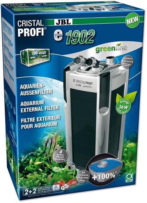 CRISTALPROFI e1902 greenline Buitenfilter voor aquaria, Dieren en Toebehoren, Vissen | Aquaria en Toebehoren, Nieuw, Filter of Co2