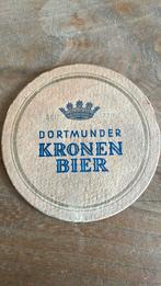 Dortmund Kronen bier sous-bock viltje, Collections, Marques de bière, Sous-bock, Utilisé, Enlèvement ou Envoi