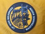 patch A400M MAINTENANCE  15WING MELSBROEK PVC 3D, Ophalen of Verzenden, Nieuw, Patch, Badge of Embleem