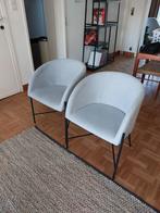 Gestoffeerde kuipstoelen eetkamer 2stks, Antiek en Kunst, Ophalen