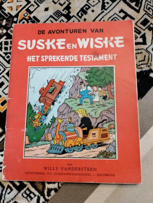 Suske en Wiske Het Sprekende Testament 1e druk 1958 goed, Boeken, Stripverhalen, Gelezen, Eén stripboek, Ophalen of Verzenden