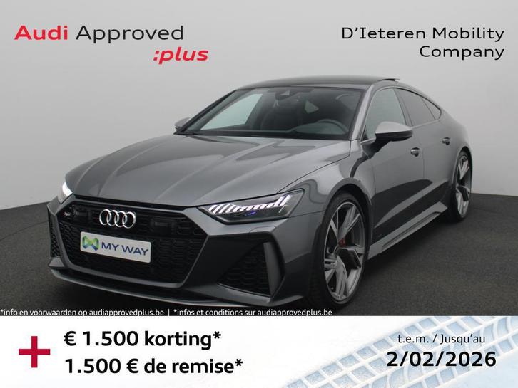 Audi RS7 Sportback RS7 Sportback 4.0 V8 TFSI Quattro Perform, Auto's, Audi, RS7, ABS, Airbags, Airconditioning, Alarm, Cruise Control
