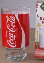 Grand verre droit à Coca-Cola rouge sur pied de 1 litre, Collections, Enlèvement ou Envoi, Neuf