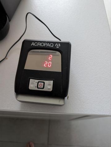 Valsgeld detector acropaq AT110
Paar keer gebruikt. beschikbaar voor biedingen