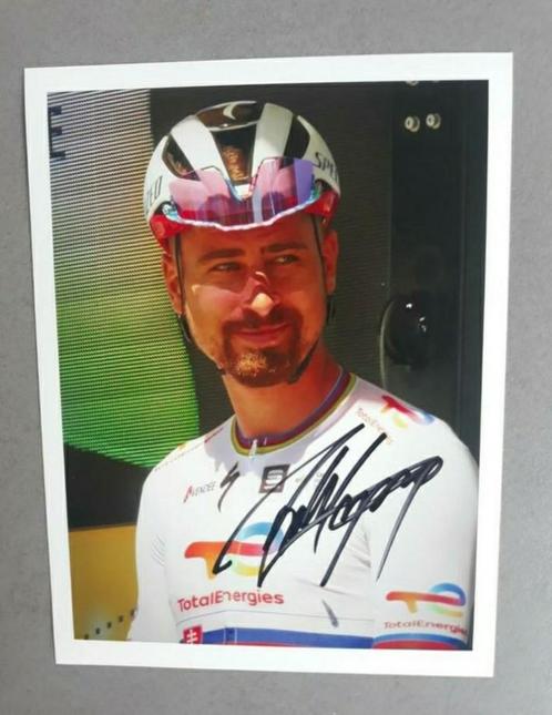 Gesigneerde foto van Peter Sagan., Sports & Fitness, Cyclisme, Neuf, Envoi