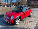 Mini cooper cabrio 1.6 benzine, Auto's, Voorwielaandrijving, 4 zetels, Stof, Zwart