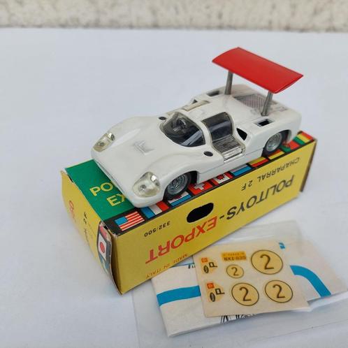 POLITOYS EXPORT 560 CHAPARRAL 2 F + DOOS + MAP + STICKER, Hobby en Vrije tijd, Modelauto's | 1:50, Gebruikt, Auto, Overige merken