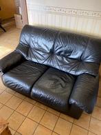 Woonkamer te koop: 2-zitsbank + 3-zits leer, Ophalen, Gebruikt, Overige maten, 150 tot 200 cm