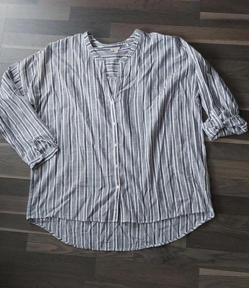 blouse katoen, mt 46, Esprit, Kleding | Dames, Blouses en Tunieken, Zo goed als nieuw, Maat 46/48 (XL) of groter, Blauw, Ophalen of Verzenden