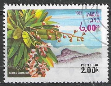 Laos 1983 - Yvert 482 - Wilde bloemen - Aerides odorata (ST) beschikbaar voor biedingen