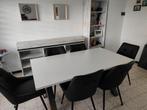 Table + 6 chaises + bibliothèque ( Sevilla ) !! TBE !!, Maison & Meubles, Rectangulaire, Autres matériaux, 50 à 100 cm, Moderne