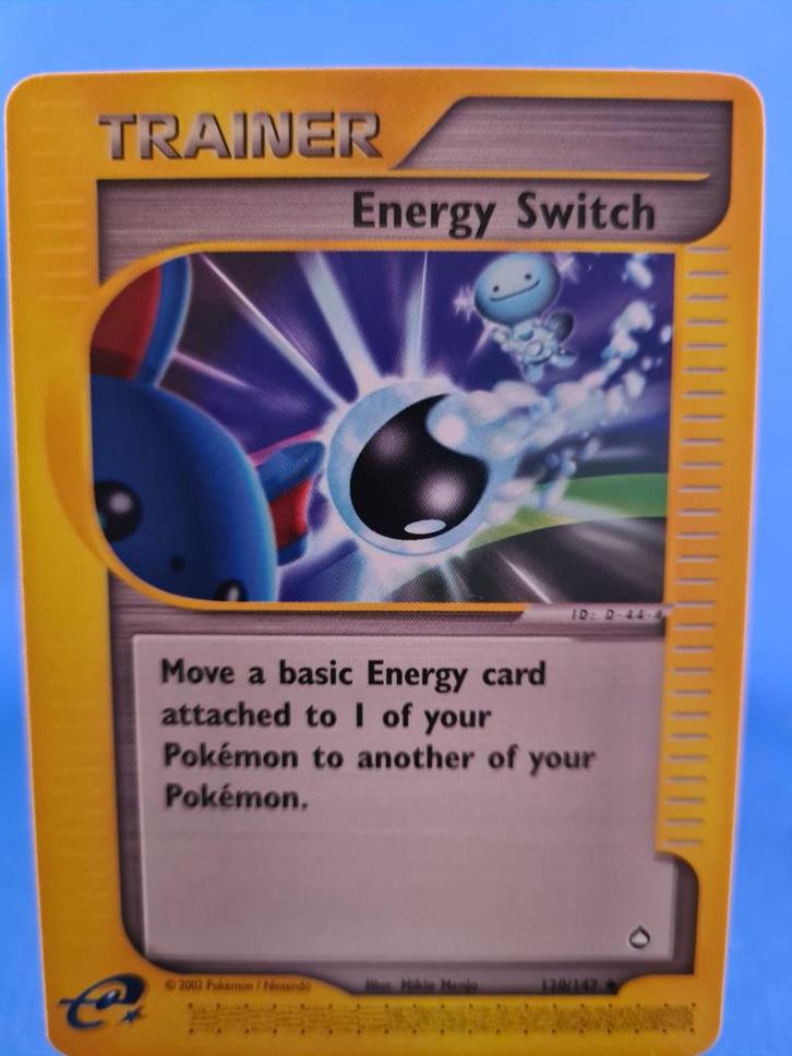 Energy Switch 120/147 - Aquapolis, Hobby en Vrije tijd, Verzamelkaartspellen | Pokémon, Gebruikt, Verzenden