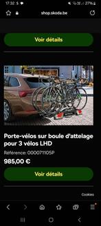 porte vélo neuf  skoda ref 000 071 105P. Dans sa boîte., Enlèvement, Neuf