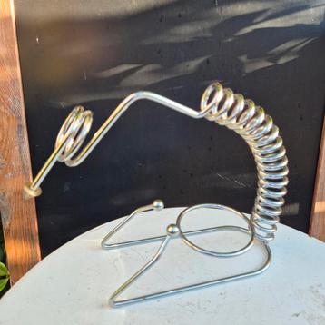 Wijnfleshouder. Rvs beschikbaar voor biedingen