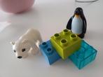 Duplo pinguin en ijsbeer. Goede staat, Kinderen en Baby's, Speelgoed | Duplo en Lego, Ophalen of Verzenden, Zo goed als nieuw