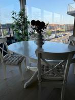 İkea Tafel + 4 Stoelen, Huis en Inrichting, Ophalen, Zo goed als nieuw