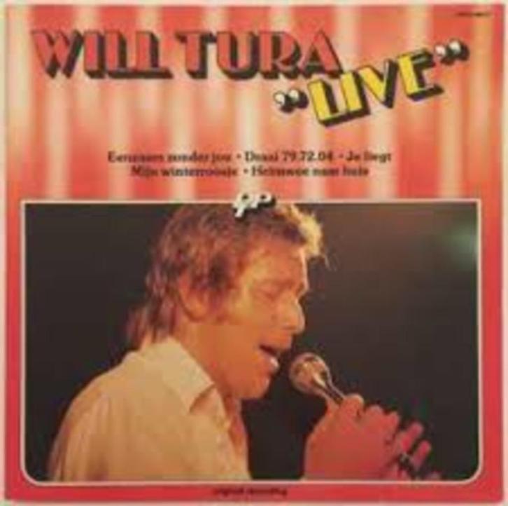 LP/ WILL TURA > " LIVE" (gatefold), Cd's en Dvd's, Vinyl | Nederlandstalig, Levenslied of Smartlap, 12 inch, Ophalen of Verzenden