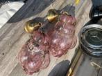 2 murano lusters lampen, Antiek en Kunst, Ophalen