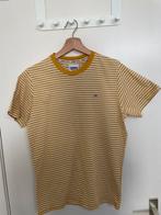 T-shirt met gele en witte strepen van Tommy Jeans, Kleding | Dames, T-shirts, Geel, Ophalen of Verzenden, Zo goed als nieuw, Korte mouw