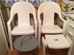 2 Terrasstoelen + tafeltje, Tuin en Terras, Ophalen, Gebruikt