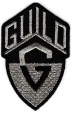 Guild Guitar stoffen opstrijk patch embleem, Nieuw, Kleding, Verzenden