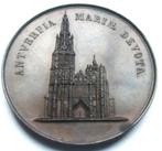 medaille antverpia gilde van O.L.V.LOF 1878 400e jubileum, Ophalen of Verzenden, Brons