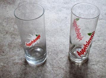 Diverse glazen - Appelsientje - Coca-Cola - Palm  .... beschikbaar voor biedingen