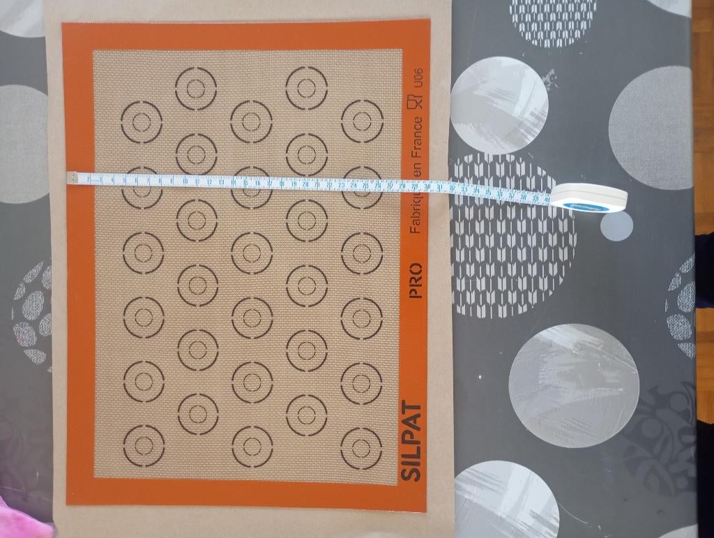 Tapis de cuisson silpat guy Demarle, Maison & Meubles, Cuisine| Tupperware, Enlèvement ou Envoi, Neuf, Orange, Autres types