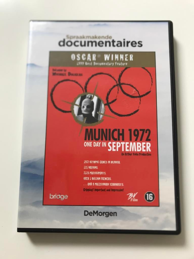 DVD Munich 1972, Cd's en Dvd's, Dvd's | Documentaire en Educatief, Vanaf 16 jaar, Ophalen of Verzenden, Zo goed als nieuw, Oorlog of Misdaad