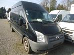 Ford Transit L3H3 ,246 dkm ,2.2 d,140 pk,airco,trekken 2.8 t, Auto's, Euro 5, Stof, Gebruikt, Zwart